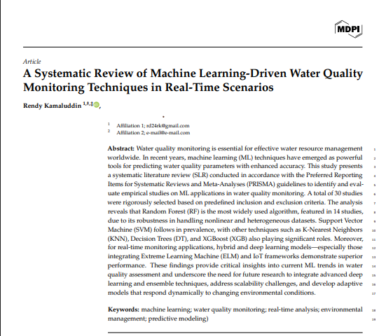 Water Quality Prediction